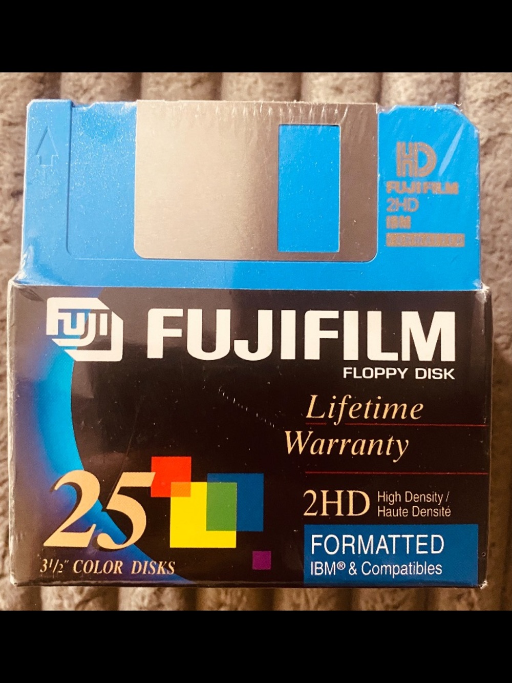 Fujifilm Blue and Black 3.5" Floppy Disk Pack
